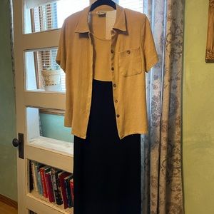 K Petite Two Piece Dress Womens Size 8P